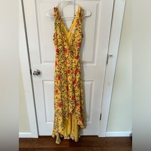 Women’s Floral Wrap Dress - Maxi/High-Low. NWT.